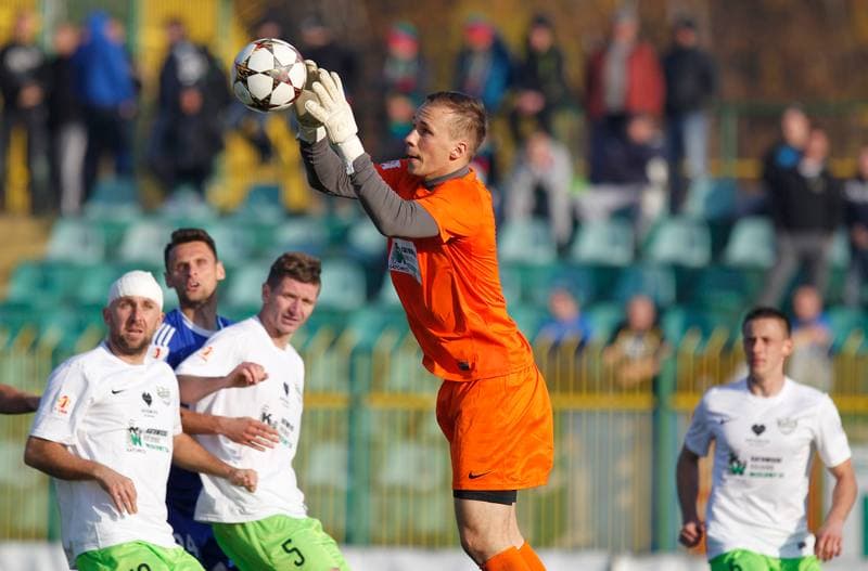 Football. I Liga. Rozwoj Katowice - Miedz Legnica. 31.10.2015