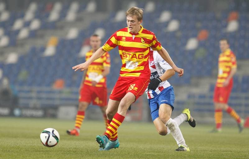 Football. PKO BP Ekstraklasa. Podbeskidzie Bielsko Biala - Jagiellonia Bialystok. 02.11.2015