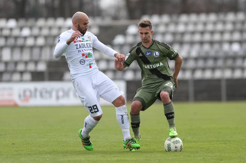 Football. Sparing. Zaglebie Sosnowiec - Legia Warsaw. 25.03.2017