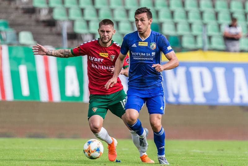 Football. Fortuna I Liga. Zaglebie Sosnowiec - Miedz Legnica. 17.08.2019