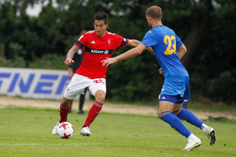 Football. Sparing. Gornik Zabrze - Zemplin Michalovce. 08.07.2017