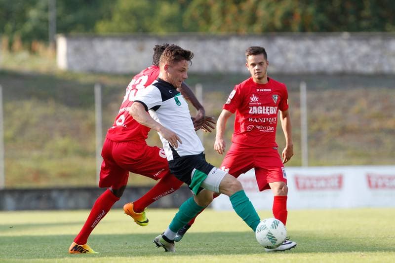 Football. Sparing. Zaglebie Sosnowiec - GKS Jastrzebie. 19.07.2017