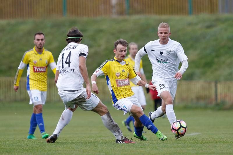 Football. II Liga. Rozwoj Katowice - Olimpia Elblag. 11.11.2017