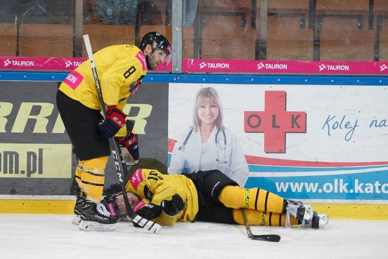 Ice Hockey. Tauron Hokej Liga. Tauron KH GKS Katowice - Comarch Cracovia. 08.02.2018