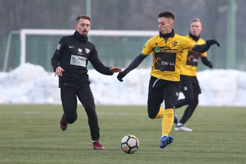 Football. Sparing. Rozwoj Katowice - GKS 1962 Jastrzebie. 30.01.2019