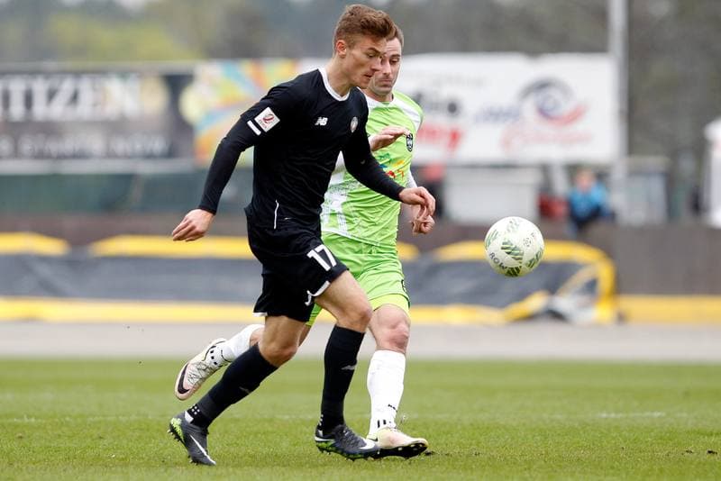 Football. II Liga. ROW Rybnik - Polonia Warszawa. 15.04.2017