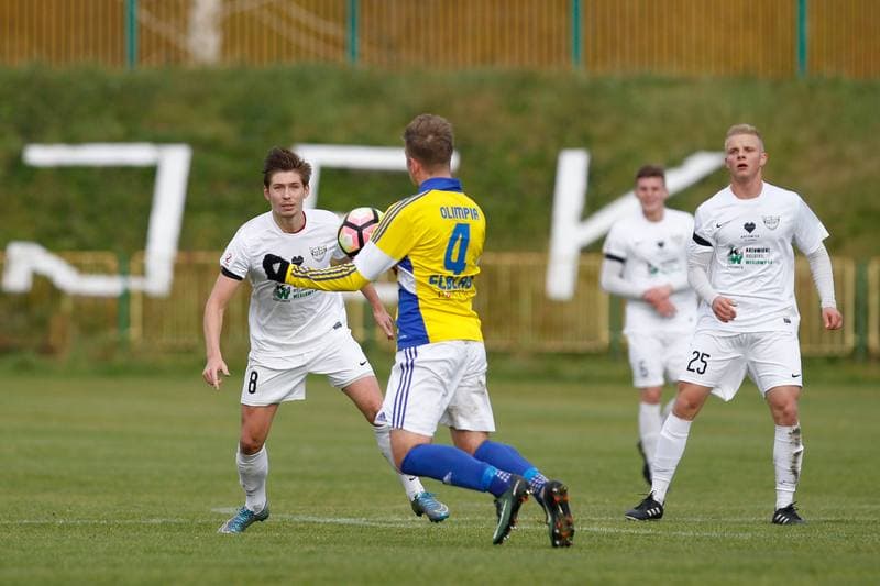 Football. II Liga. Rozwoj Katowice - Olimpia Elblag. 11.11.2017
