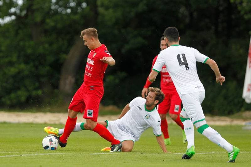Football. Sparing. Zaglebie Sosnowiec - Karpaty Lwow. 01.07.2017
