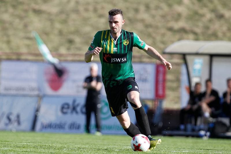 Football. II Liga. GKS 1962 Jastrzebie - Warta Poznan. 14.04.2018