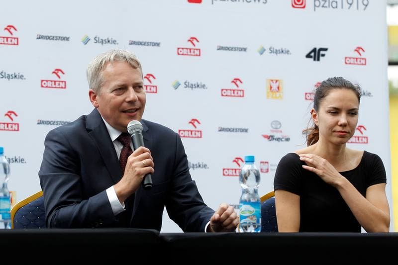Athletics. Memorial im. Janusza Kusocinskiego. Press Conference. 14.05.2018
