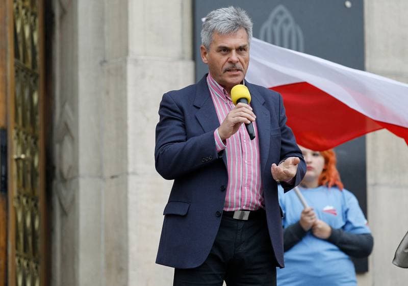 Protest KWW Stonoga Partia Polska. Katowice. 25.09.2015