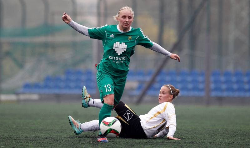 Football. III Liga Slaska Kobiet. GKS Katowice - Czarnie II Sosnowiec. 07.11.2015