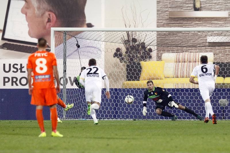 Football. PKO BP Ekstraklasa. Termalica Bruk-Bet Nieciecza - Jagiellonia Bialystok. 16.12.2015