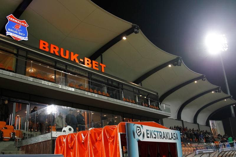 Football. PKO BP Ekstraklasa. Termalica Bruk-Bet Nieciecza - Jagiellonia Bialystok. 16.12.2015