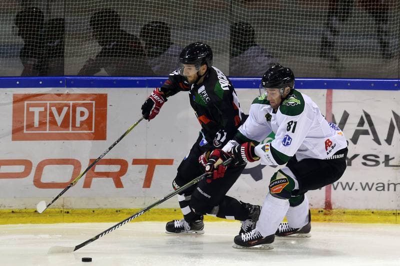 Ice Hockey. Polska Hokej Liga. Naprzod Janow - GKS Tychy. 15.10.2017