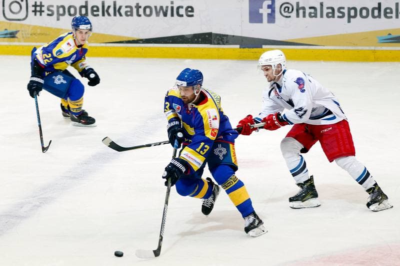 Ice Hockey. Polska Hokej Liga. SMS PZHL Katowice - TatrySKI Podhale Nowy Targ. 26.10.2017