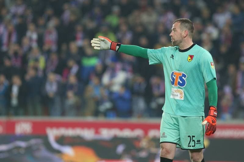 Football. Lotto Ekstraklasa. Gornik Zabrze - Jagiellonia Bialystok. 24.11.2017