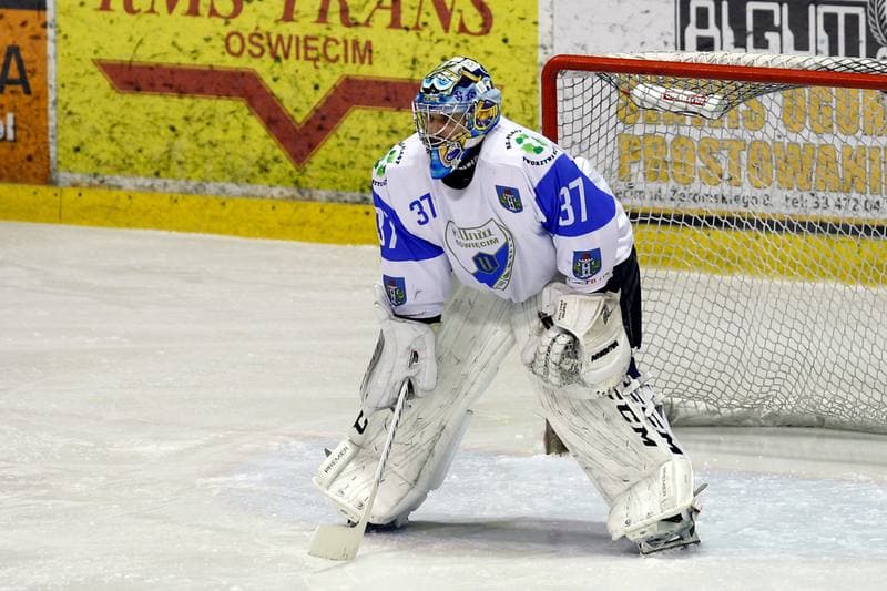 Ice Hockey. Polska Hokej Liga. Unia Oswiecim - MH Automatyka Gdansk. 01.02.2018