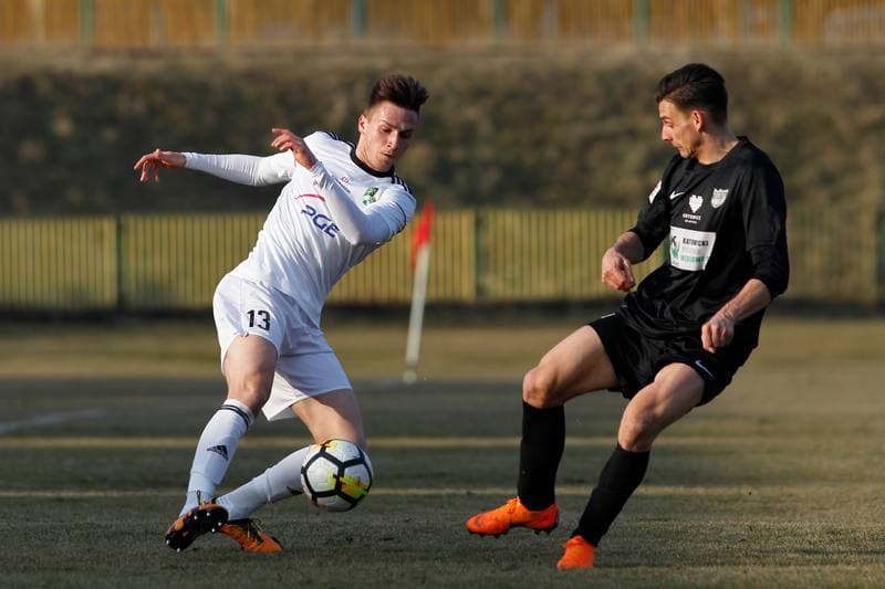 Football. II Liga. Rozwoj Katowice - GKS Belchatow. 24.03.2018