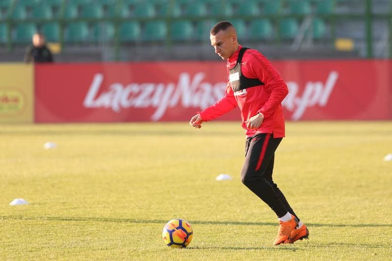 Football. Poland national team. Training. 25.03.2018