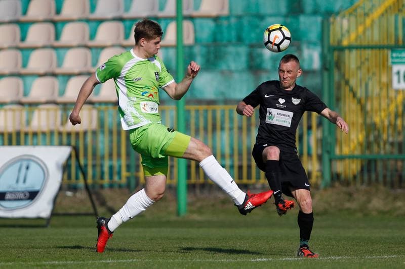 Football. II Liga. Rozwoj Katowice - ROW 1964 Rybnik. 08.04.2018