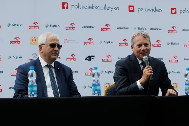 Athletics. Memorial im. Janusza Kusocinskiego. Press Conference. 14.05.2018