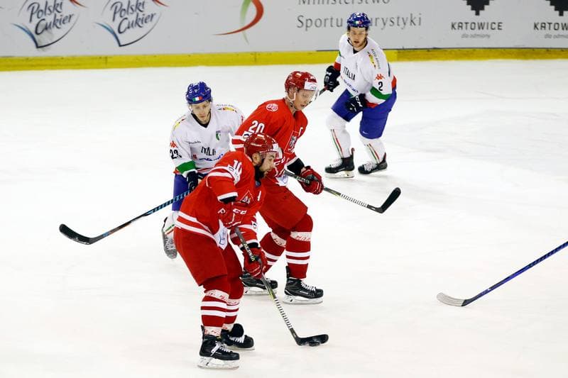 Ice Hockey. Euro Ice Hockey Challenge. Poland - Italy. 16.02.2018