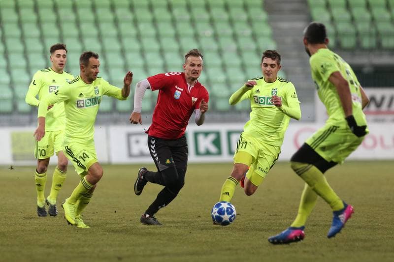 Football. Sparing. MFK Karvina - GKS Tychy. 01.02.2019