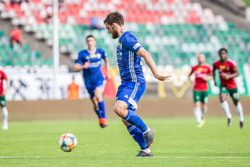 Football. Fortuna I Liga. Zaglebie Sosnowiec - Miedz Legnica. 17.08.2019