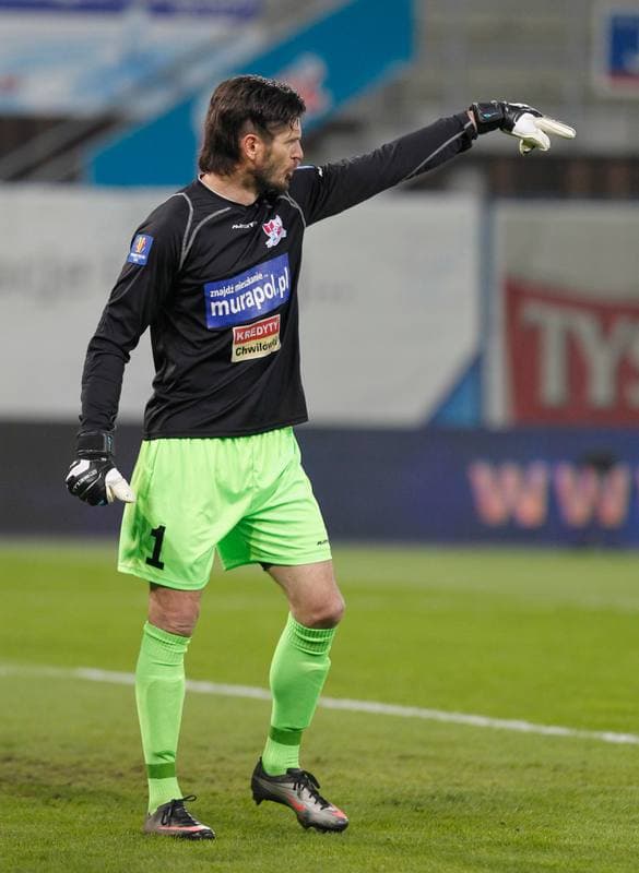 Football. Polish Cup. Piast Gliwice - Podbeskidzie Bielsko Biala. 04.03.2015