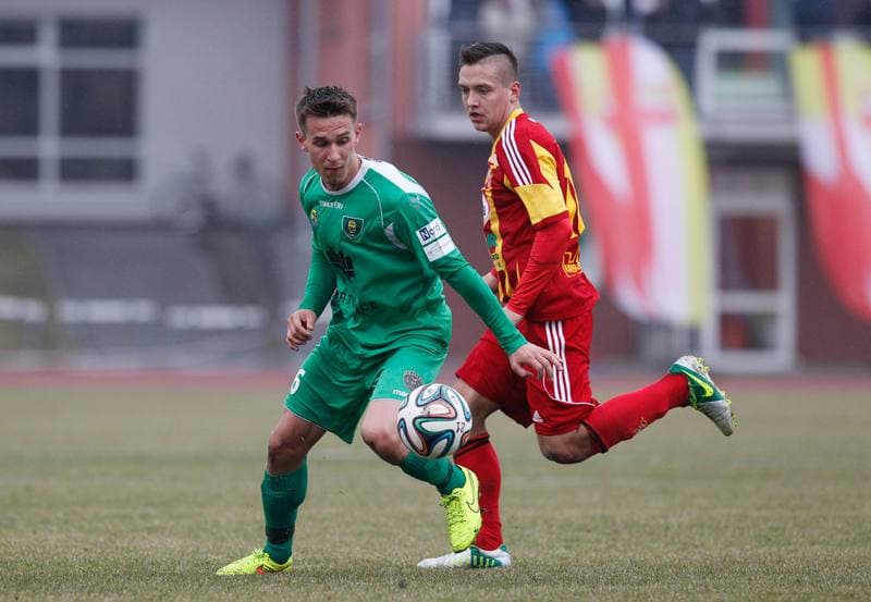 Football. I Liga. Chojniczanka Chojnice - GKS Katowice. 21.03.2015