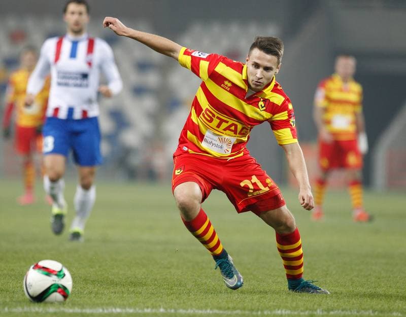 Football. PKO BP Ekstraklasa. Podbeskidzie Bielsko Biala - Jagiellonia Bialystok. 02.11.2015