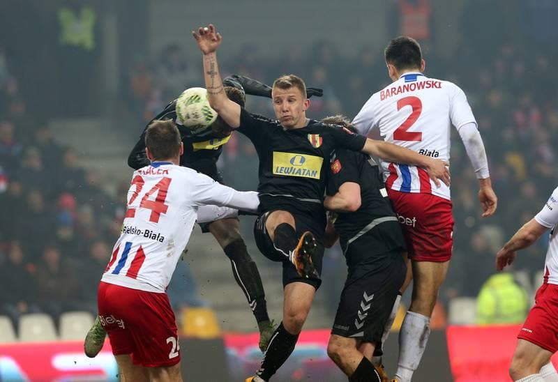 Football. PKO BP Ekstraklasa. Podbeskidzie Bielsko-Biala - Korona Kielce. 04.03.2016