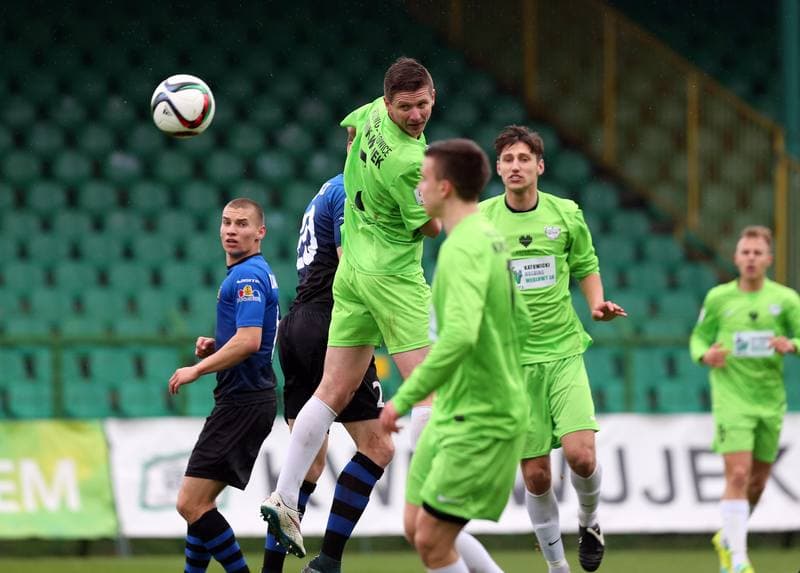 Football. I Liga. Rozwoj Katowice - Zawisza Bydgoszcz. 09.04.2016