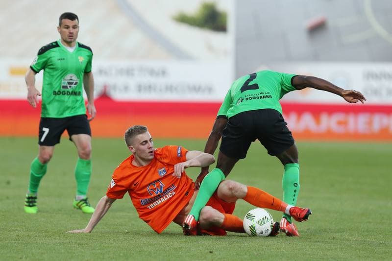 Football. Ekstraklasa. Termalica Bruk-Bet Nieciecza - Gornik Leczna. 30.04.2016