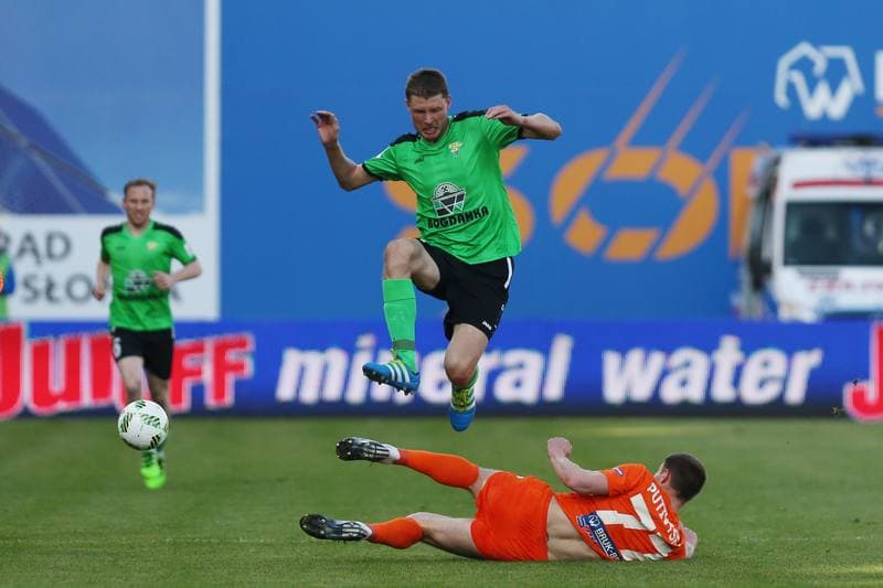 Football. Ekstraklasa. Termalica Bruk-Bet Nieciecza - Gornik Leczna. 30.04.2016