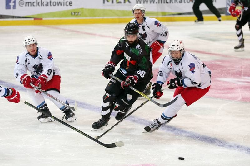 Ice Hockey. Polska Hokej Liga. SMS PZHL Katowice - GKS Tychy. 03.10.2017