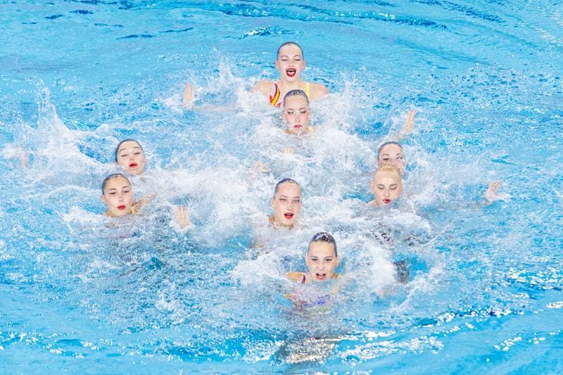 Artistic Swimming. European Games. Team Acrobatic Routine. 24.06.2023