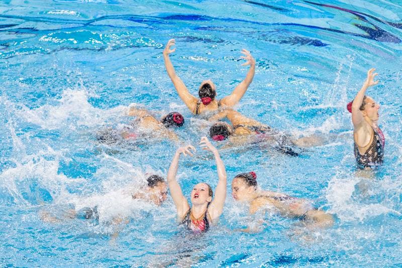 Artistic Swimming. European Games. Team Acrobatic Routine. 24.06.2023