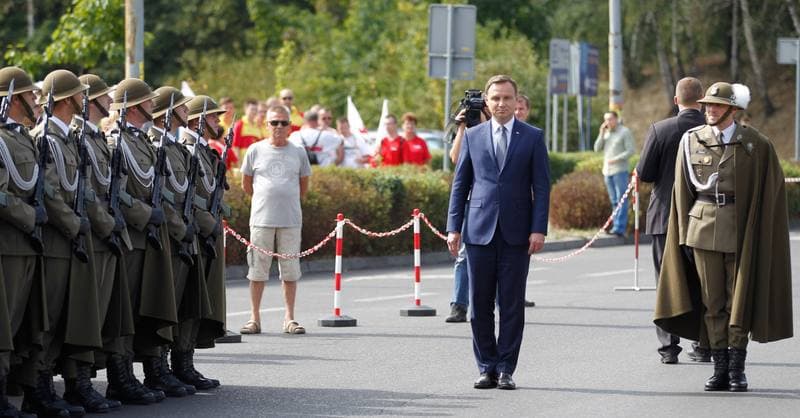 Celebration of the 35th Anniversary of the Jastrzebie Agreement. Jastrzebie-Zdroj. 03.09.2015