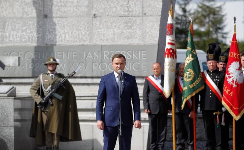 Celebration of the 35th Anniversary of the Jastrzebie Agreement. Jastrzebie-Zdroj. 03.09.2015