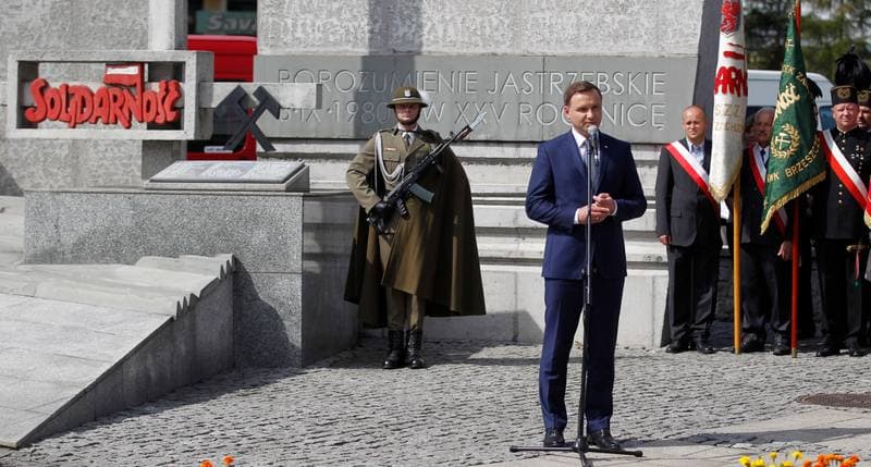 Celebration of the 35th Anniversary of the Jastrzebie Agreement. Jastrzebie-Zdroj. 03.09.2015