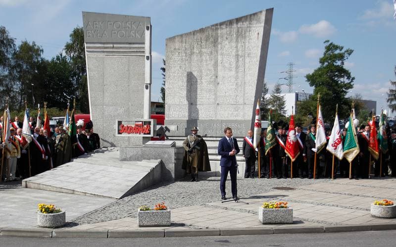 Celebration of the 35th Anniversary of the Jastrzebie Agreement. Jastrzebie-Zdroj. 03.09.2015