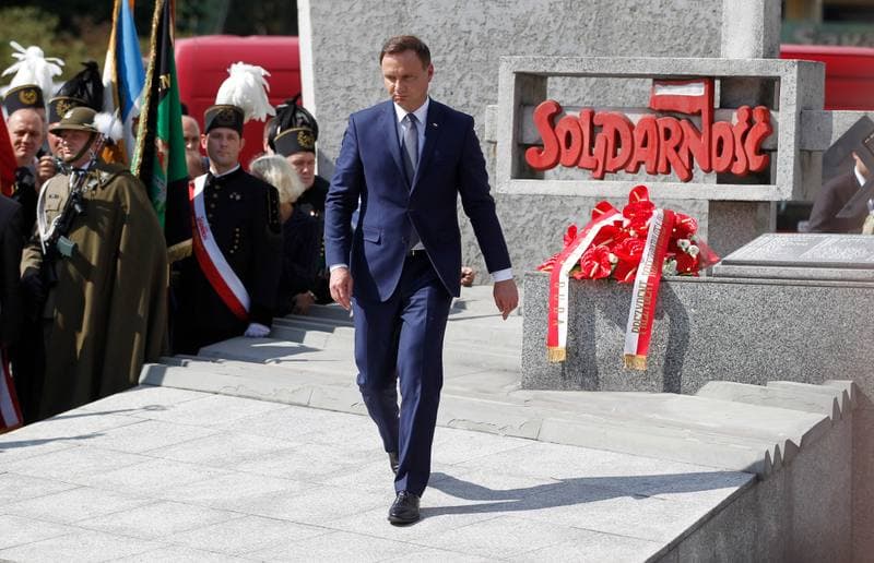 Celebration of the 35th Anniversary of the Jastrzebie Agreement. Jastrzebie-Zdroj. 03.09.2015