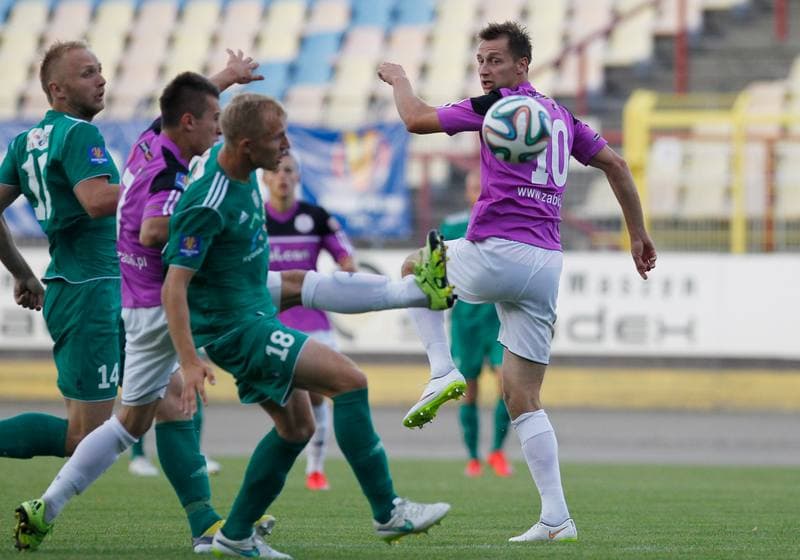 Football. Polish Cup. ROW 1964 Rybnik - Dolcan Zabki. 25.07.2015