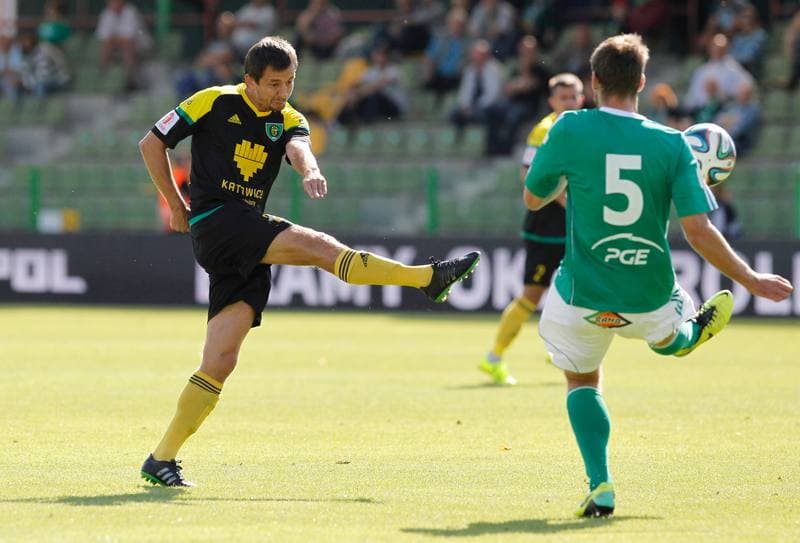 Football. Polish First League. GKS Belchatow - GKS Katowice. 05.09.2015