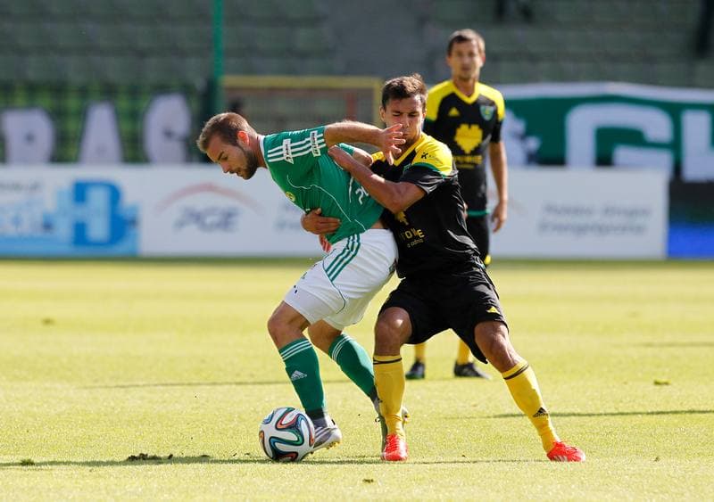 Football. Polish First League. GKS Belchatow - GKS Katowice. 05.09.2015