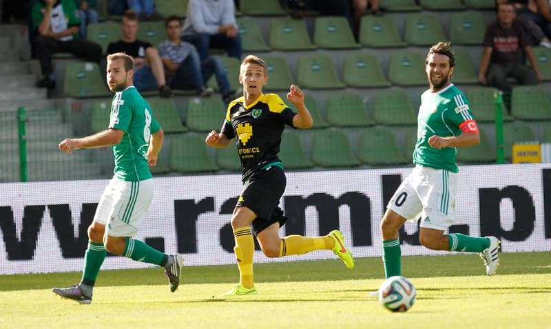 Football. Polish First League. GKS Belchatow - GKS Katowice. 05.09.2015