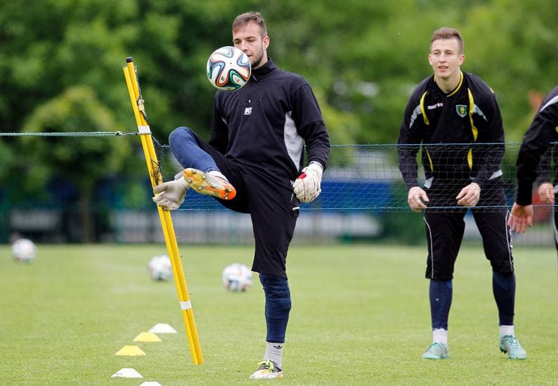 Football. GKS Katowice. Training. 28.05.2015