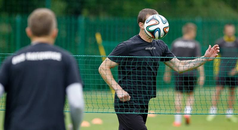 Football. GKS Katowice. Training. 28.05.2015